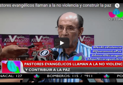 Pastores evangélicos llaman a la no violencia y construir la paz