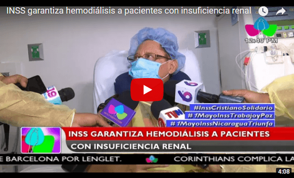 INSS garantiza hemodiálisis a pacientes con insuficiencia renal