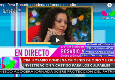 Compañera Rosario condena crímenes de odio