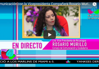 Comunicación con la Vicepresidenta Compañera Rosario Murillo, 24 de Abril 2018