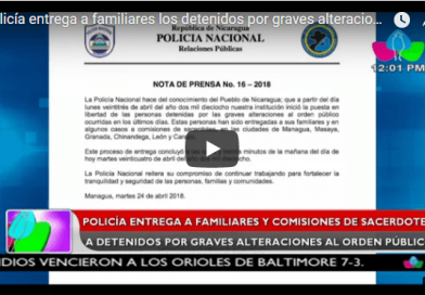 Policía entrega a familiares y comisiones de sacerdotes a detenidos por graves alteraciones al Orden Público