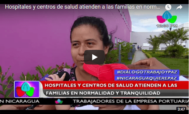 Hospitales y centros de salud atienden a las familias en normalidad y tranquilidad