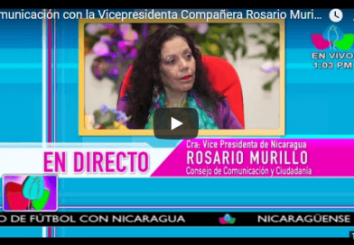 Comunicación con la Vicepresidenta Compañera Rosario Murillo, 25 de Abril 2018