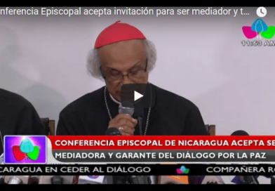 Conferencia Episcopal acepta invitación para ser mediador y testigo en el diálogo por la paz