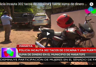 Policía incauta 302 tacos de cocaína y fuerte suma de dinero en el municipio de Masatepe