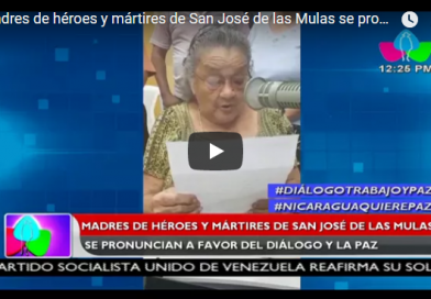 Madres de héroes y mártires de San José de las Mulas se pronuncian a favor del diálogo
