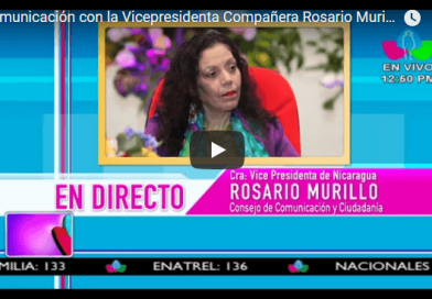 Comunicación con la Vicepresidenta Compañera Rosario Murillo, 10 de Abril 2018