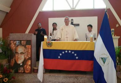 Embajada de Nicaragua en Venezuela participa de jornada de oración por la paz en Nicaragua