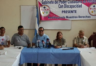 Personas con discapacidad hacen llamado al di&aacute;logo y a la paz