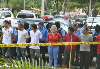 Policía Nacional presenta informe de acciones operativas ejecutadas en Managua