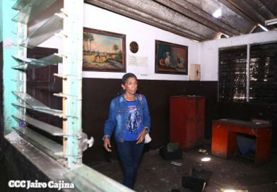 Masaya: Minúsculo grupo de vándalos causan daños en la vivienda de la tradicionalista Martha Toribio