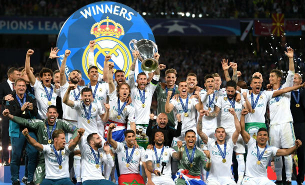 Real Madrid campeón absoluto de la Décimotercera Copa de Europa, la tercera consecutiva