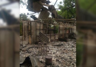 Así quedó el Distrito 6 de la Alcaldía de Managua tras el incendio provocado por delincuentes