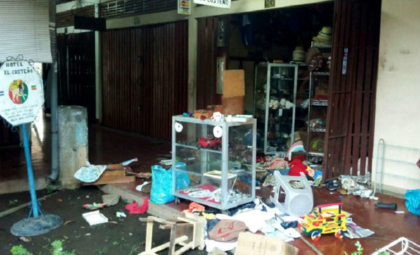 Policía Nacional reporta hechos vandálicos ocurridos el lunes