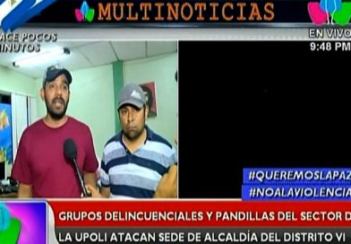 Grupos delincuenciales y pandillas del sector de la UPOLI atacan sede de la Alcaldía del Distrito Seis