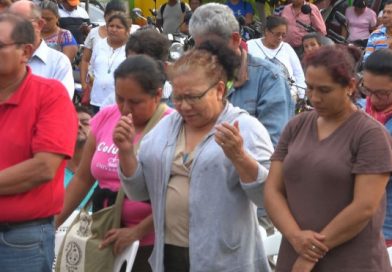 Familias de Masaya se unen para clamar por la paz y el diálogo