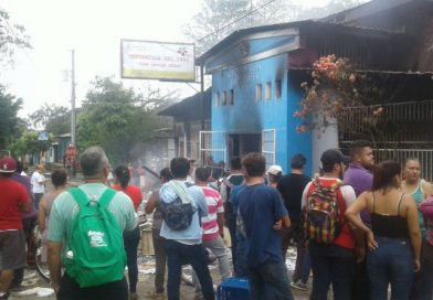 La Concha amanece agitada por manifestantes violentos