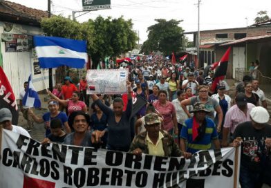 Caminata por la paz y rechazo a los tranques en Juigalpa