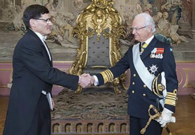 Embajador de Nicaragua presenta cartas credenciales en Suecia