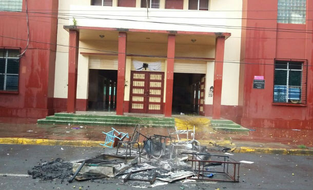 Masaya sufrió nueva ola de ataques de vándalos de la derecha