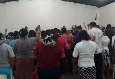 Pastores de San Rafael del Sur se unen en oración por la paz de Nicaragua