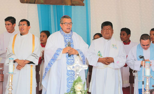 Peregrinos de la Virgen de Cuapa piden por la paz en Nicaragua