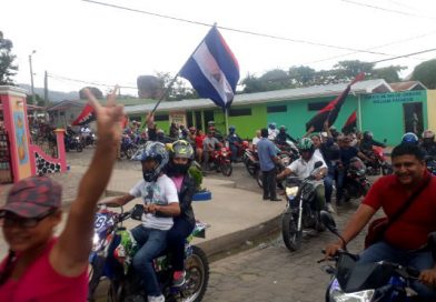 Familias de Madriz realizan caravana motorizada intermunicipal