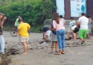 Población de La Concepción quitan tranques y restablecen el paso