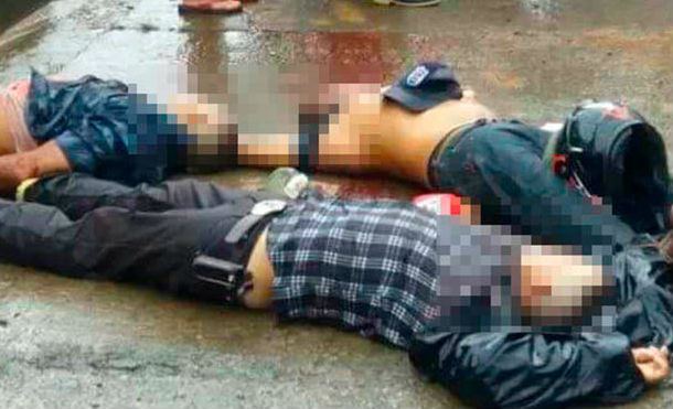 Cuatro delincuentes mueren en robo frustrado en Caribe Sur