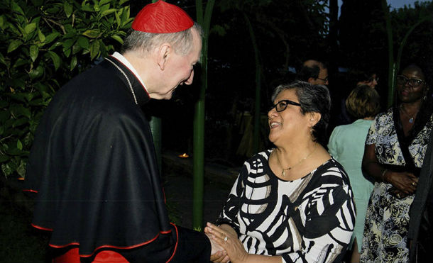 Embajadora nicaragüense ante la Santa Sede sostuvo encuentro con el Secretario de Estado Vaticano