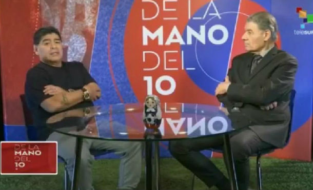 Maradona: “Soy Sandinista y estoy a la disposición”