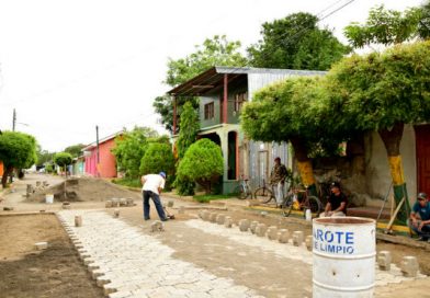 Avanza reparación de calles en Nagarote