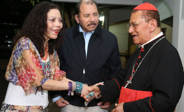 Mensaje del Presidente Daniel y la Compañera Rosario Murillo frente a la partida de SER Cardenal Miguel Obando y Bravo