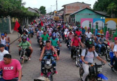 Viejanos realizan exitosa caravana por la paz en Nicaragua