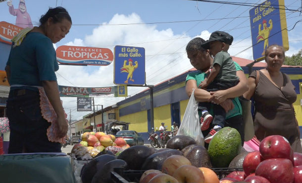 Ocotal: Comerciantes del mercado Centro Histórico realizan sus actividades diarias en paz y tranquilidad