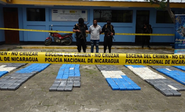 Policía de Rivas incauta más de media tonelada de cocaína