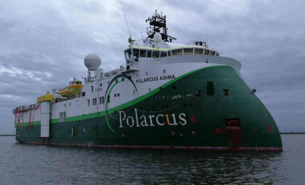 Buque oceanográfico “Polarcus Asima” arriba a Nicaragua