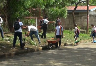 San Rafael del Sur: Unidad Ambiental y estudiantes, realizan jornada de limpieza en saludo al día mundial del medio ambiente