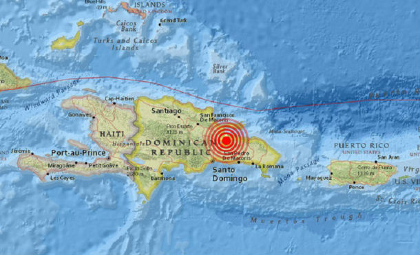 Sismo de magnitud 5,1 sacude República Dominicana