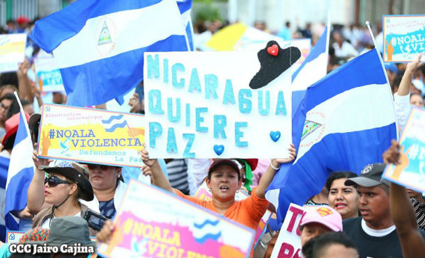 Twitazo Mundial por la Paz en Nicaragua