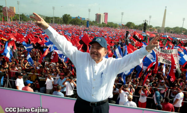 Cientos de miles de nicaragüenses celebran el 39 aniversario de la Revolución Popular Sandinista