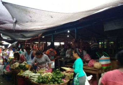 Mercado de Masaya con afluencia normal y muchos productos que comprar