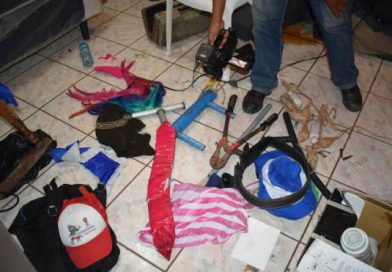 Policía Nacional ocupa artefactos utilizados por terroristas