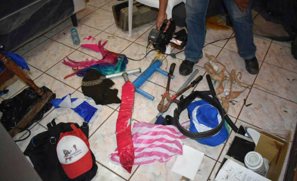 Policía Nacional ocupa artefactos utilizados por terroristas