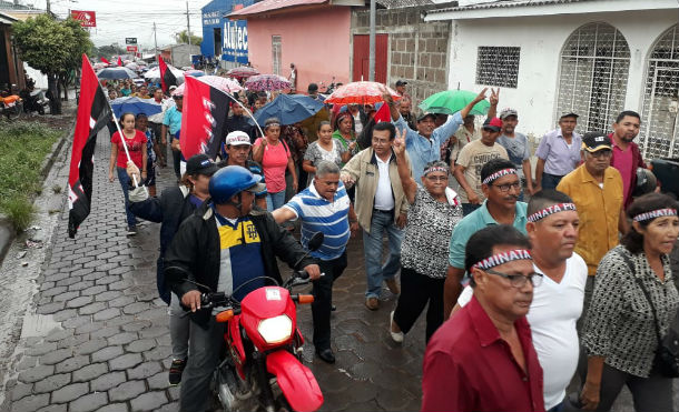Familias de Juigalpa caminan en respaldo a la paz