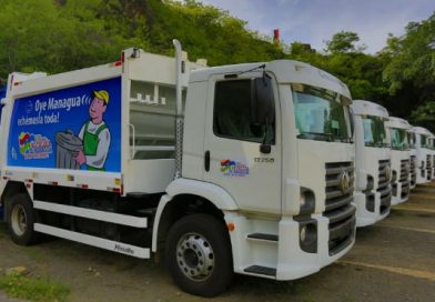 Alcaldía de Managua adquiere nuevos camiones recolectores de basura