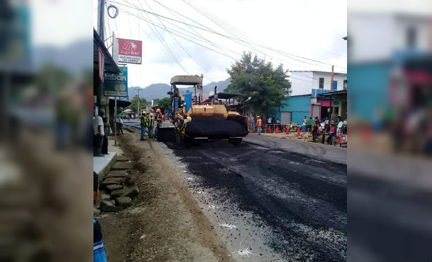 Así avanza la construcción de la carretera Pantasma - Wiwilí