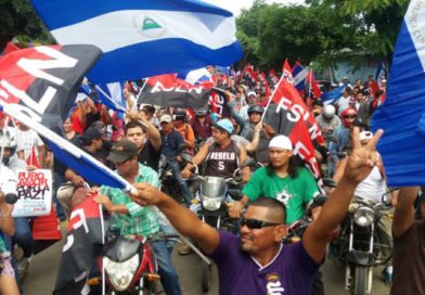 Masaya, Tisma y Nindirí en caravana y caminata por la paz