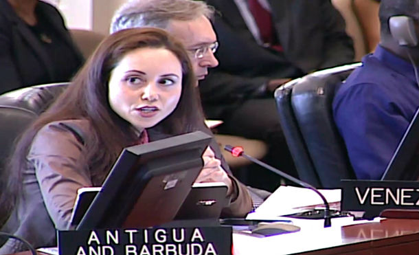 Venezuela pide ante la OEA el cese del financiamiento a la violencia en Nicaragua