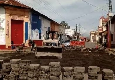 Avanzan labores de reparación y rehabilitación de las calles de Masaya